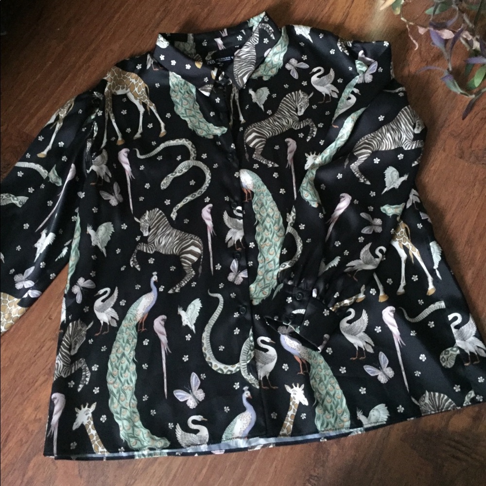 Animals print Zara blouse
